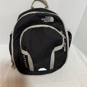 The North Face Black and Gray Backpack